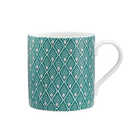 Petite Gatsby Mug in Teal & Blush Pink