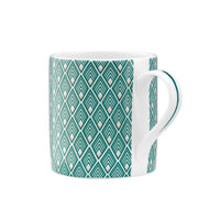 Petite Gatsby Mug in Teal & Blush Pink
