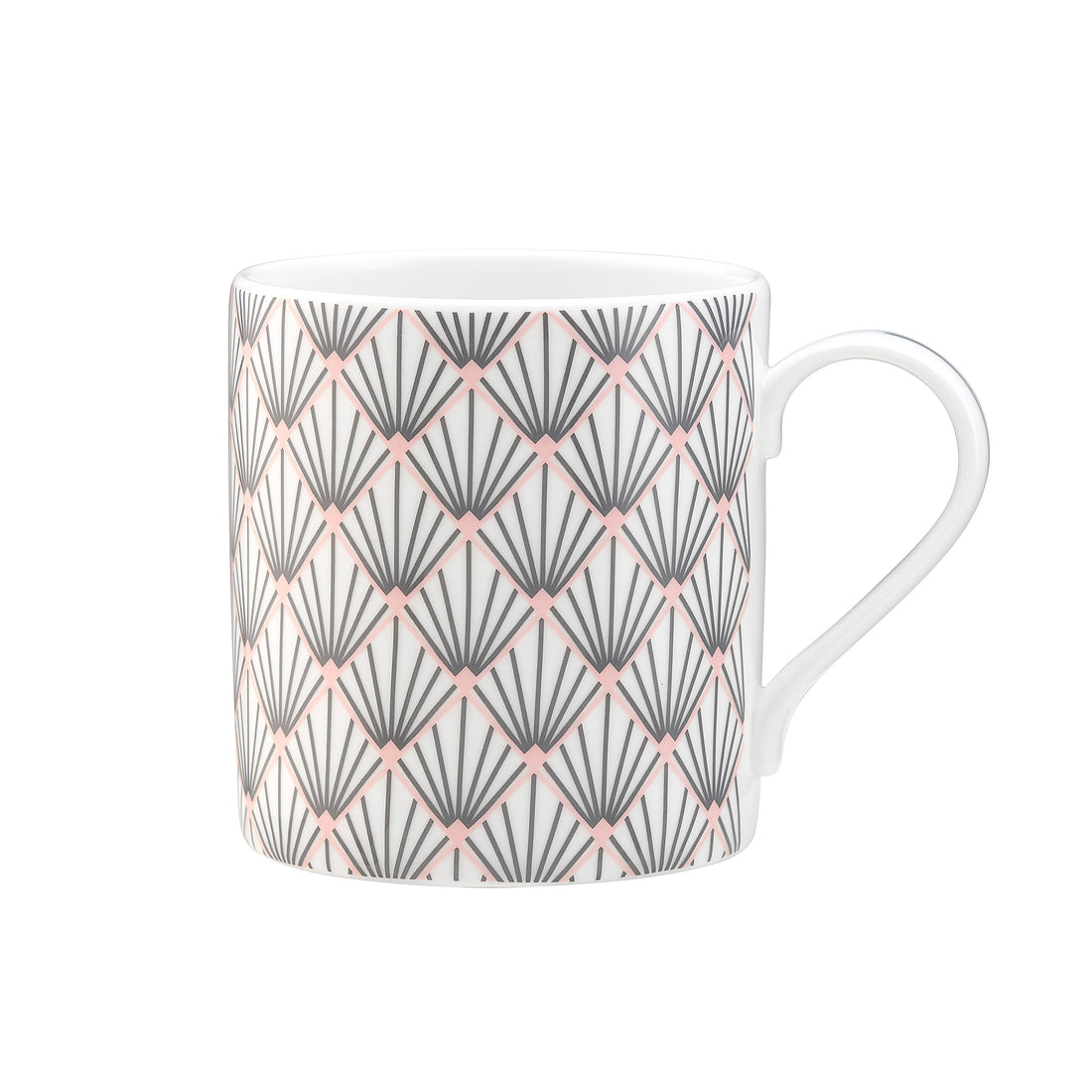 Petite Zighy Mug in Grey & Blush Pink