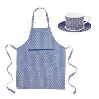 Gatsby Linen Apron & Tea Cup Gift Set