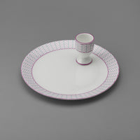 Ebb Egg Cup in Pink & Turquoise