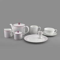 Ebb Teaplate in Pink & Turquoise