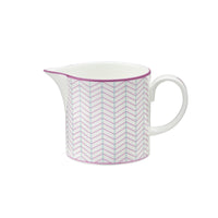 Ebb Milk Jug in Pink & Turquoise