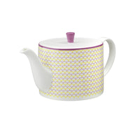 Ripple Teapot in Pink & Yellow - 1L