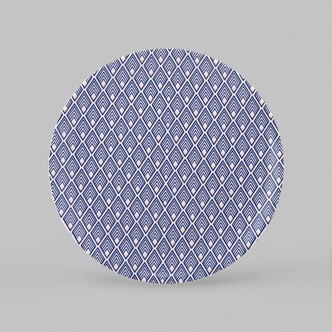 Gatsby Teaplate in Blue and Blush