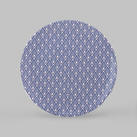 Gatsby Teaplate in Blue and Blush