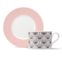 Zighy Breakfast in Bed Gift Set in Grey & Blush Pink