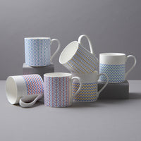 Ebb Mug in Red & Blue