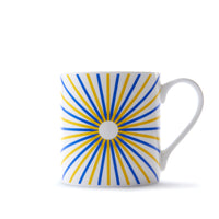 Burst Mug in Yellow & Blue