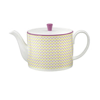 Ripple Teapot in Pink & Yellow - 1L