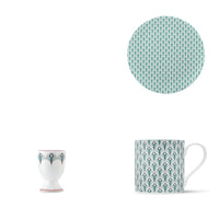Peacock Brunch Gift Set in Teal & Blush Pink