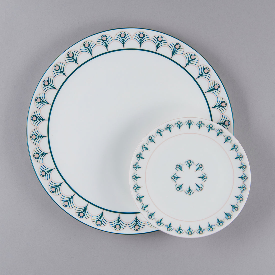 Peacock-Dinner-Plate-Side-Plate