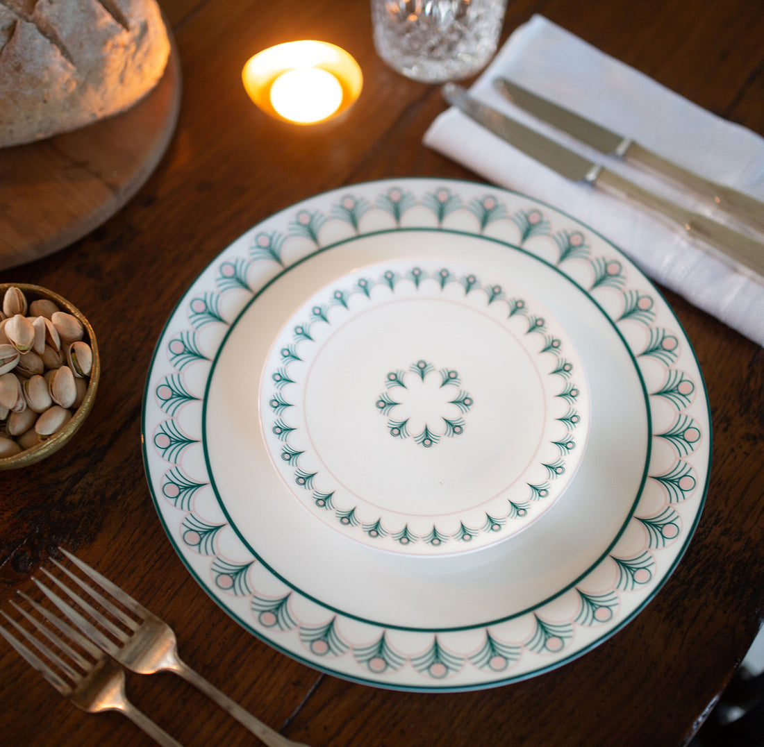 PEACOCK SIDE PLATE TABLEWARE