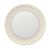 Ripple Teaplate in Pink & Yellow