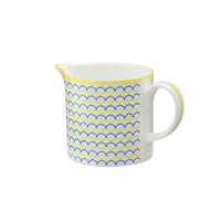 Ripple Milk Jug in Yellow & Blue