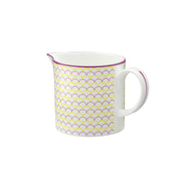 Ripple Milk Jug in Pink & Yellow