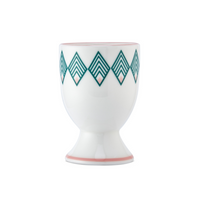 Gatsby Mug & Egg Cup Gift Set in Teal & Blush Pink