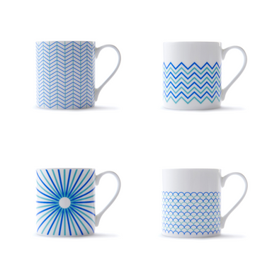 Blue & Turquoise Mug Gift Set