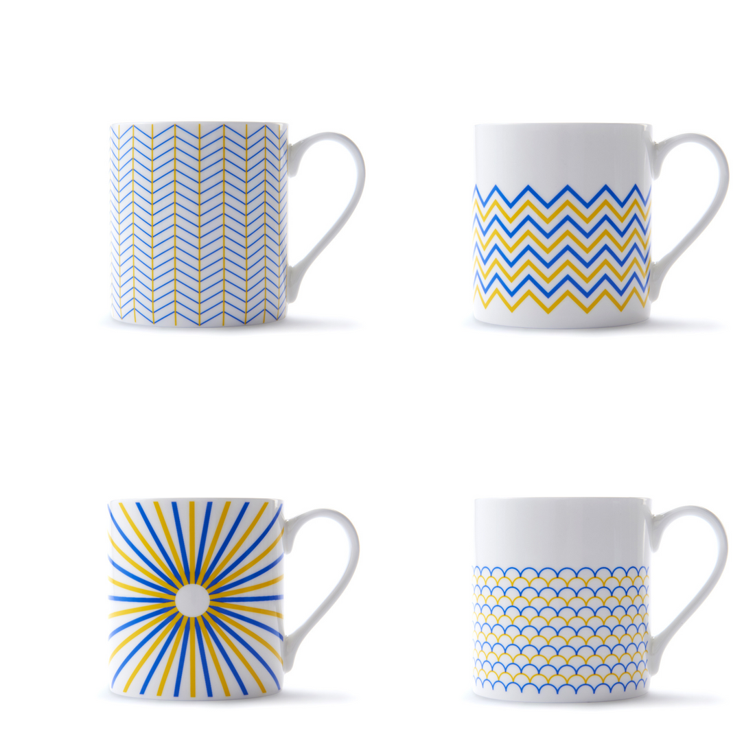 Yellow & Blue Mug Gift Set