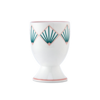 Zighy Mug & Egg Cup Gift Set in Teal & Blush Pink