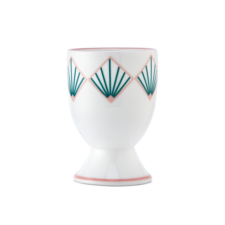 Zighy Mug & Egg Cup Gift Set in Teal & Blush Pink