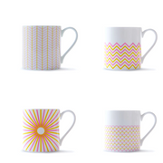 Pink & Yellow Mug Gift Set