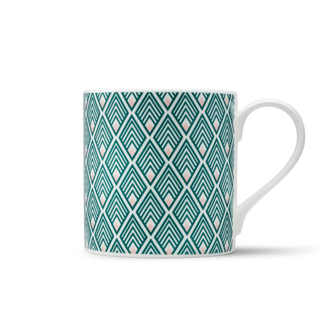 Gatsby Mug & Egg Cup Gift Set in Teal & Blush Pink