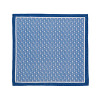 Gatsby Linen Napkin Set in Blue & Blush Pink