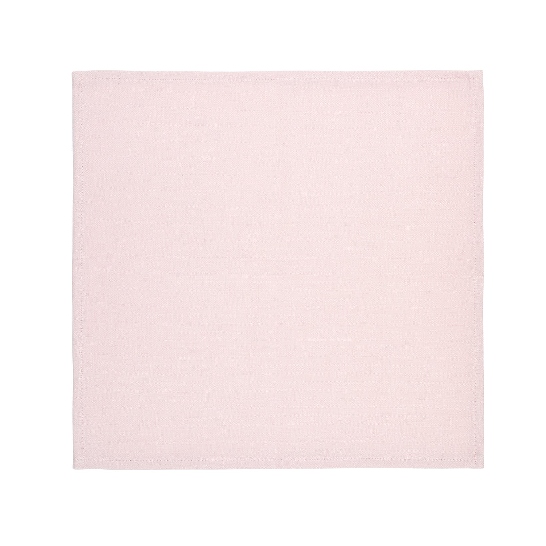 Peacock Linen Napkin Set in Teal & Blush Pink