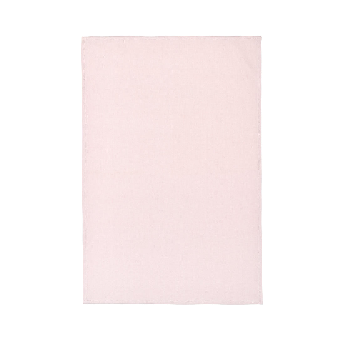 Peacock Linen Tea Towel Set in Teal & Blush Pink