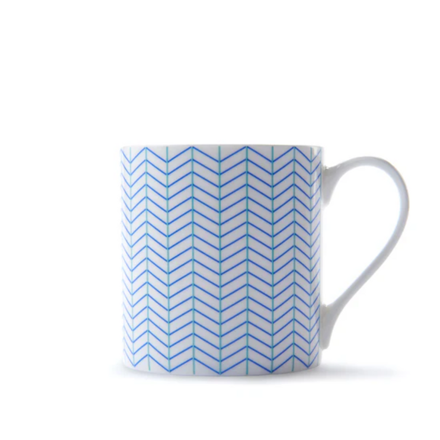 Ebb Mug & Egg Cup Gift Set in Blue & Turquoise