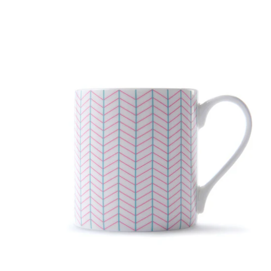 Ebb Mug & Egg Cup Gift Set in Pink & Turquoise