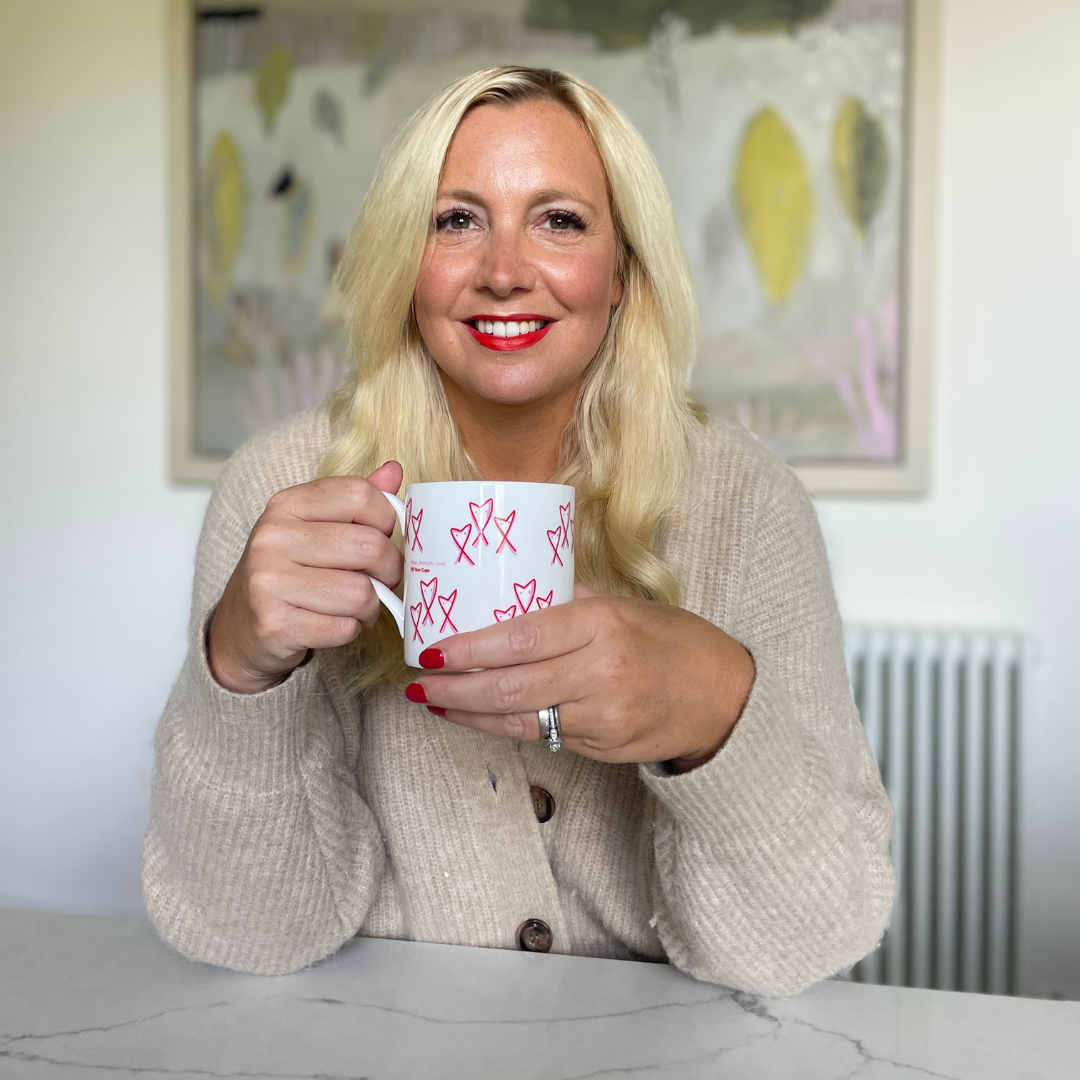 'Fill Your Cups' Mug for Breast Cancer Awareness Month