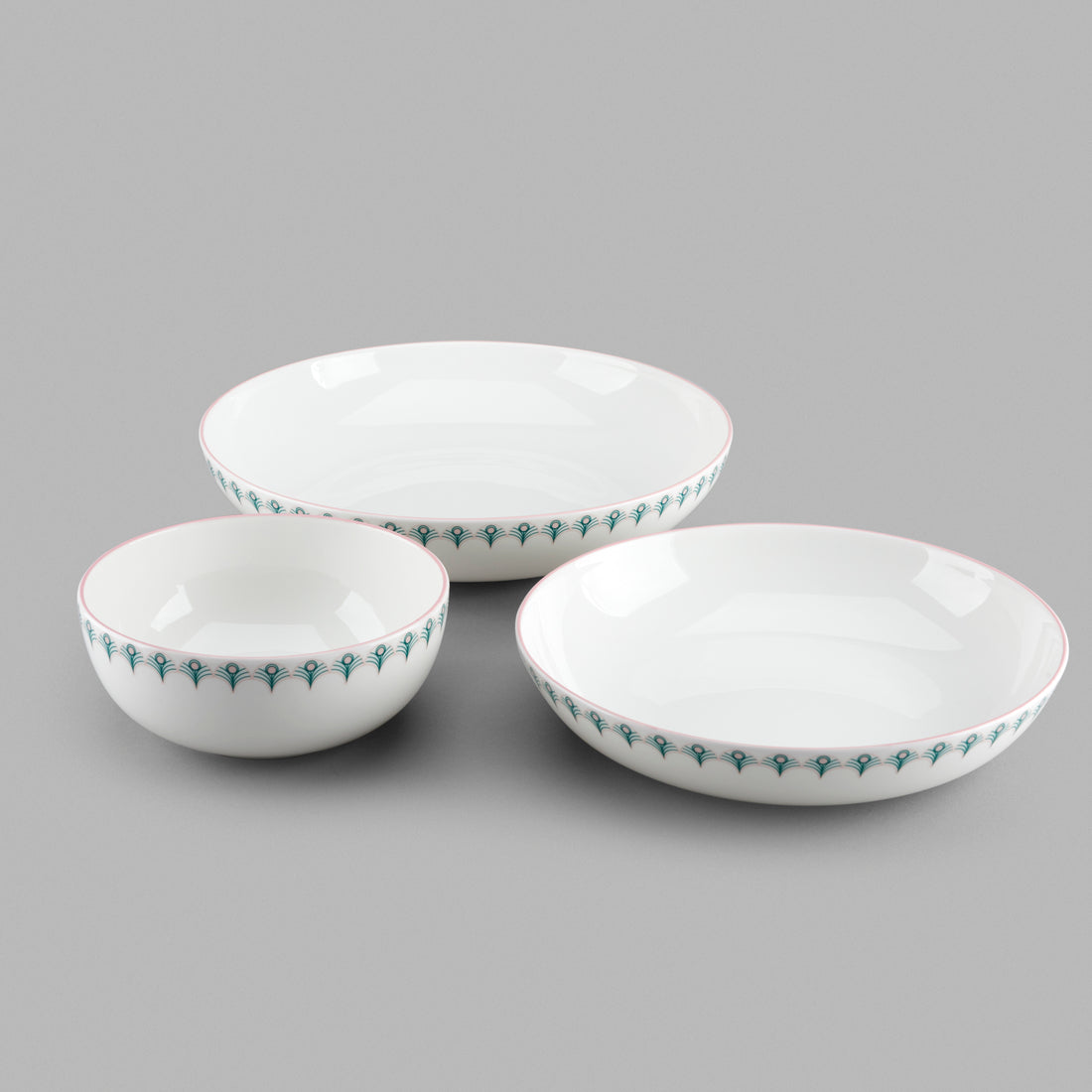 Peacock 14cm Small Bowl (Set of 4)