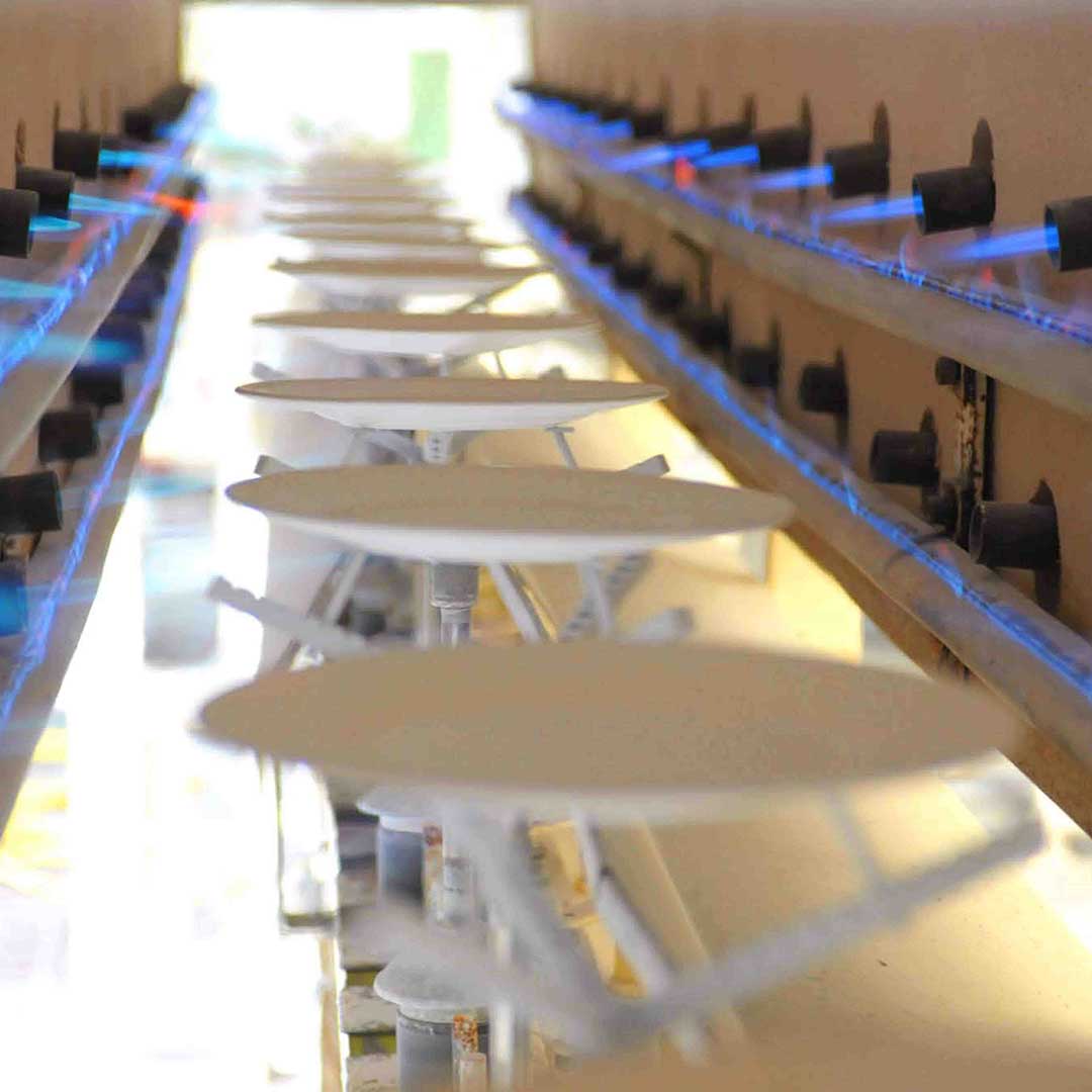 Glazing Stoke Pottery