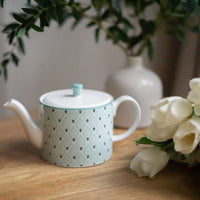 Gatsby Teapot Turquoise and Grey *Limited Edition*