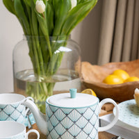Zighy Teapot Turquoise and Grey *Limited Edition*