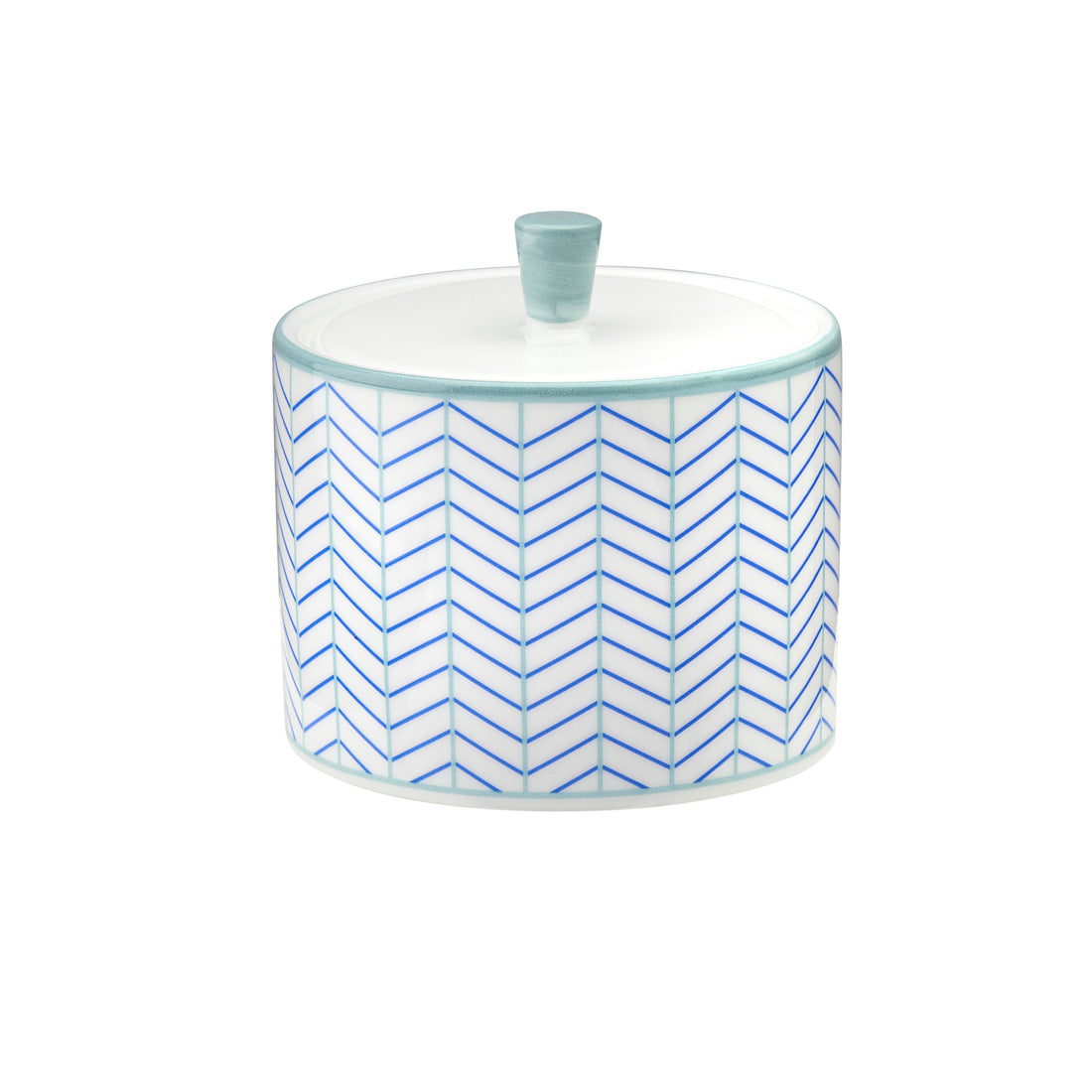 Ebb Sugar Bowl in Blue & Turquoise