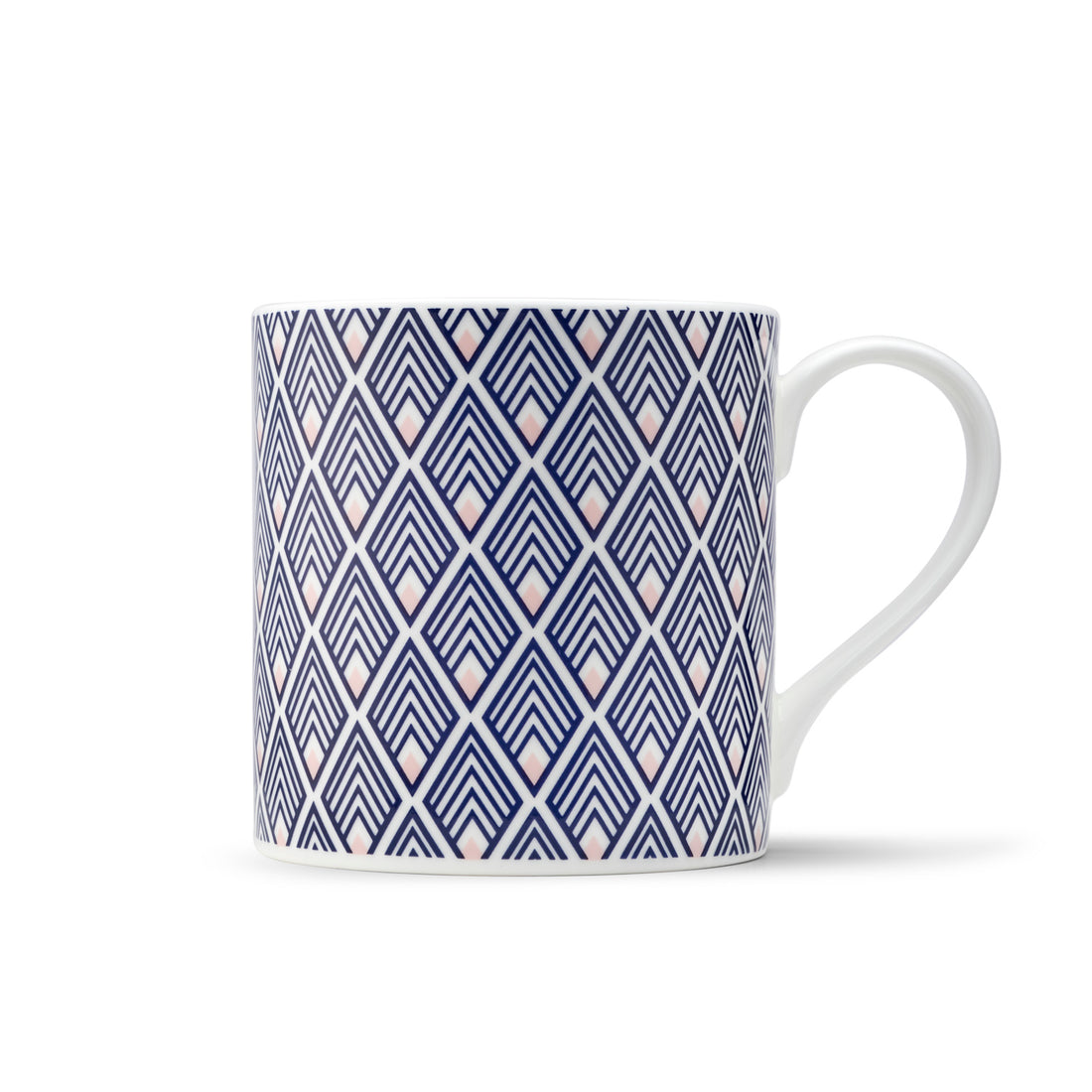 Gatsby Mug & Egg Cup Gift Set in Blue & Blush Pink