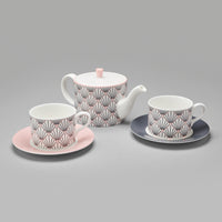 Zighy Teapot in Grey and Blush - 450ml