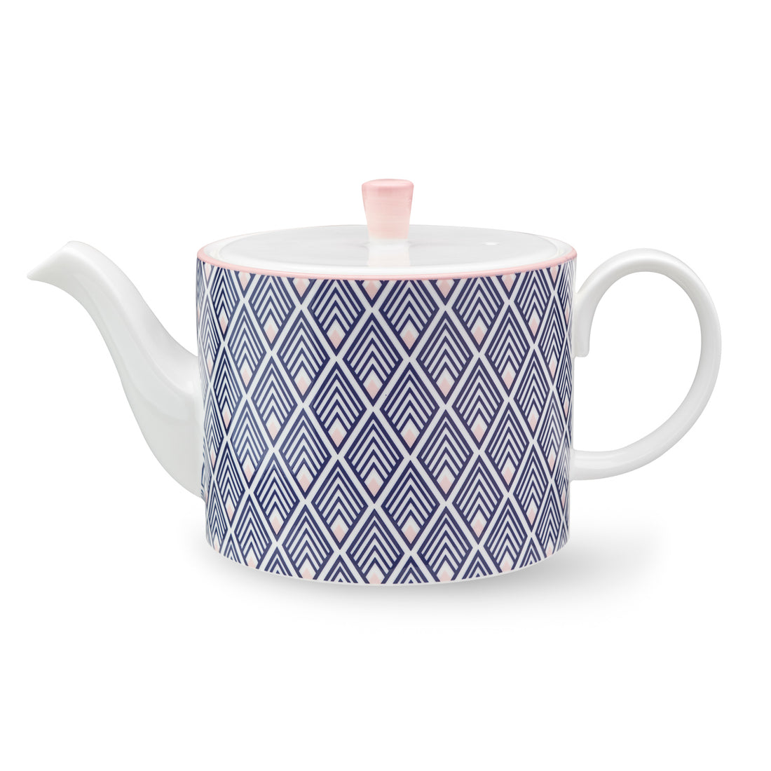 Gatsby Teapot Blue and Blush - 450ml