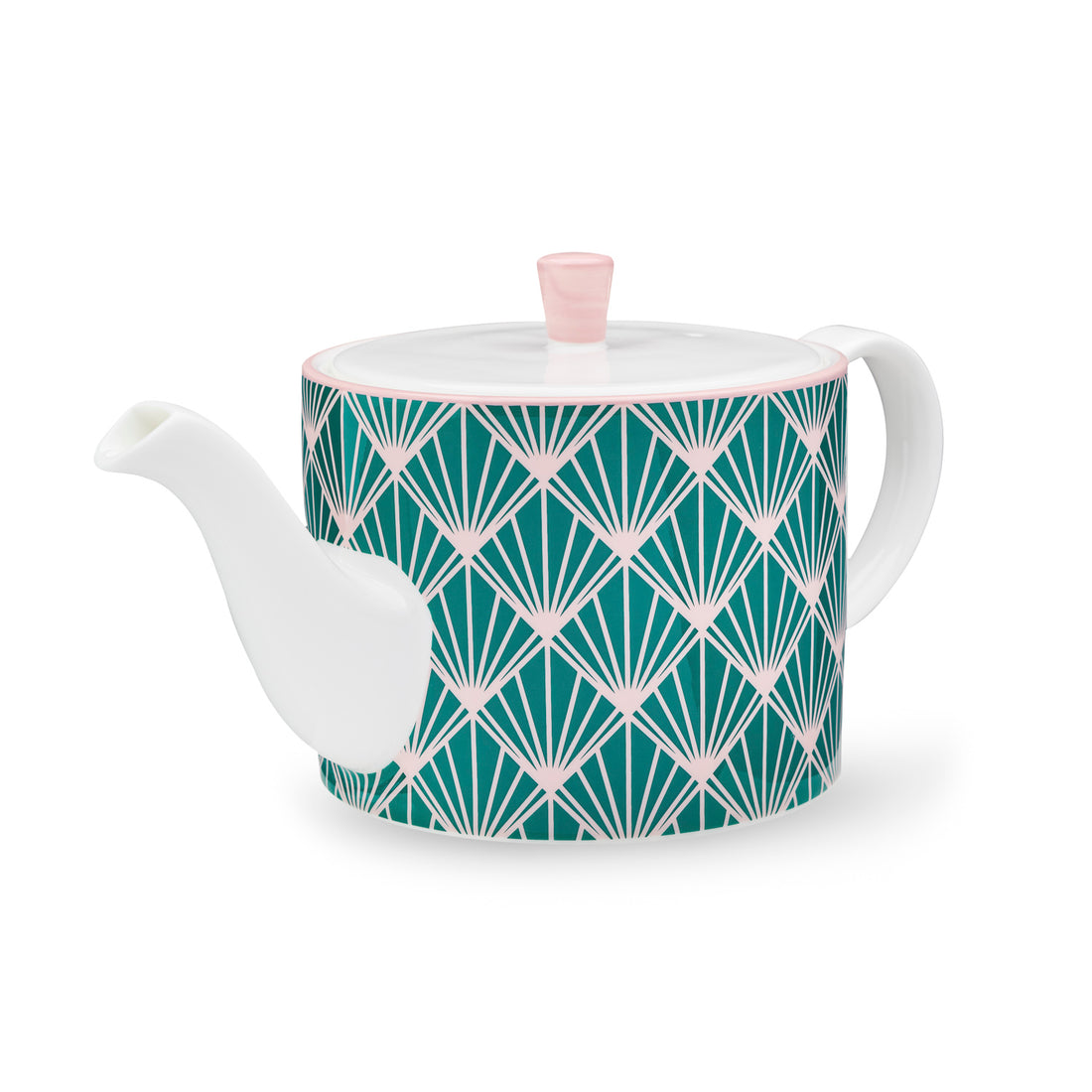 Zighy II Teapot in Teal and Blush - 450ml