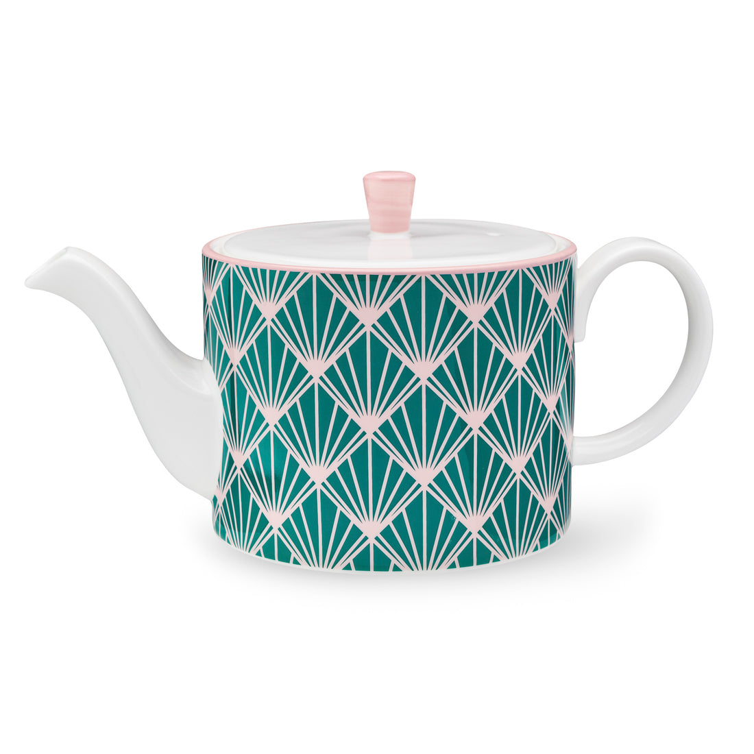 Zighy II Teapot in Teal and Blush - 450ml