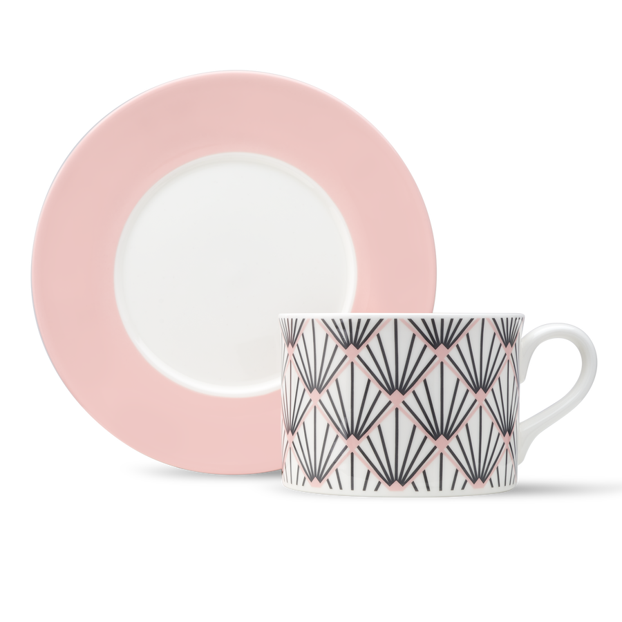 Zighy Breakfast in Bed Gift Set in Grey & Blush Pink