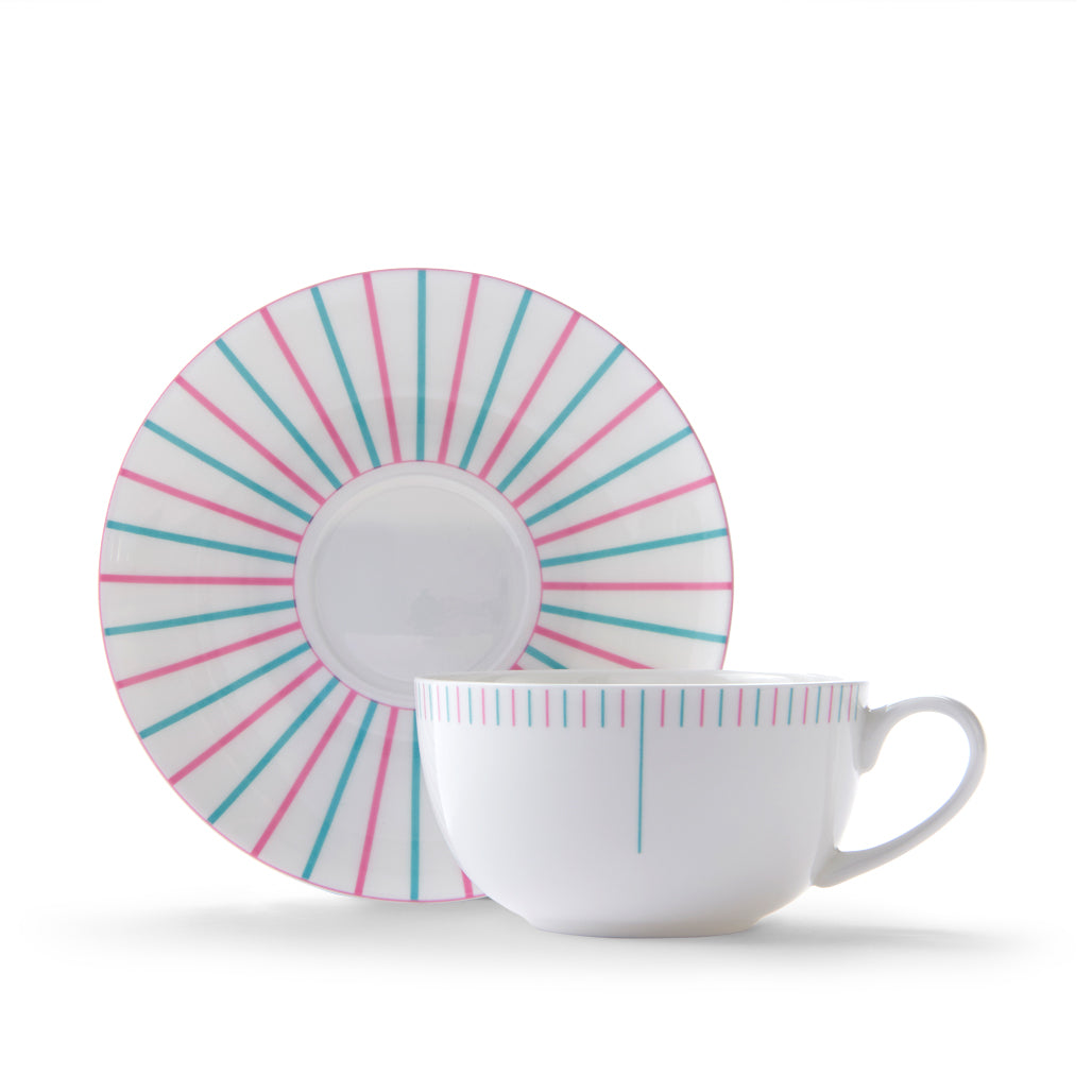 Burst Mug + Cup & Saucer Gift Set