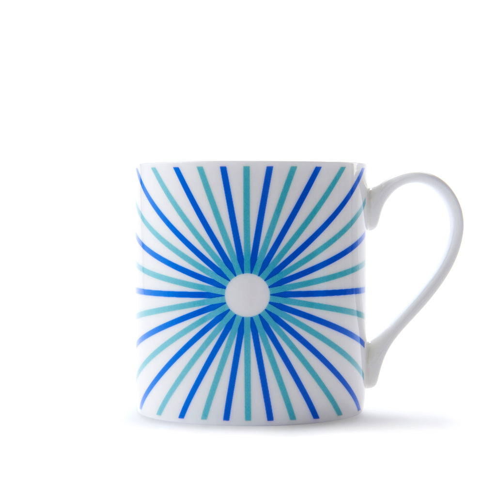 Burst Mug in Blue & Turquoise