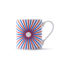 Burst Mug in Red & Blue