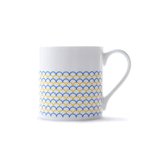 Ripple Mug in Yellow & Blue