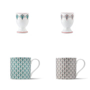 Peacock Mug & Egg Cup Gift Set