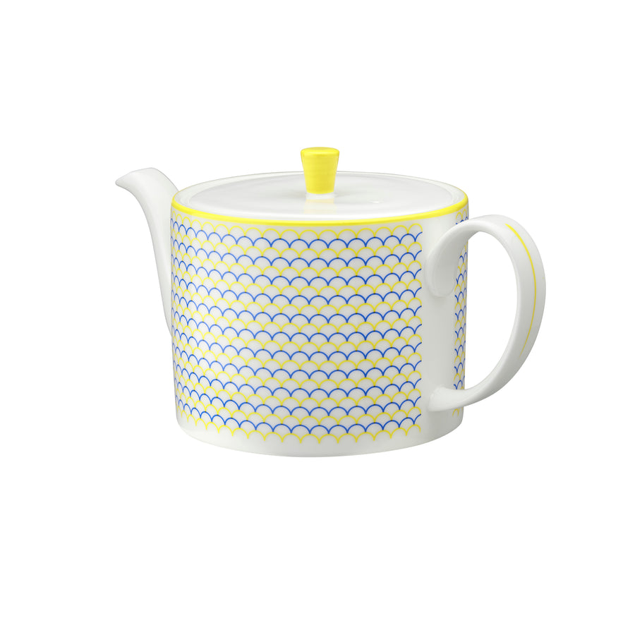 Ripple Teapot in Yellow & Blue - 1L